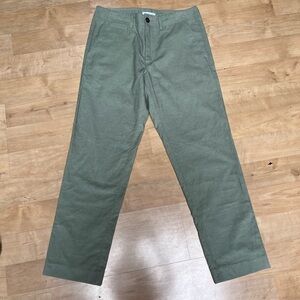 Richard James Savile Row 100% Cotton Corduroy Pants size 32R Sage Green